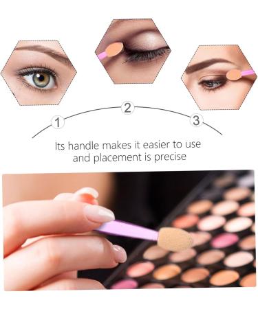VINTORKY 80pcs Makeup Brush Eyeshadow Sponge Makeup Eyeshadow Applicator Non Latex Plastic - Buy Online on GoSupps.com