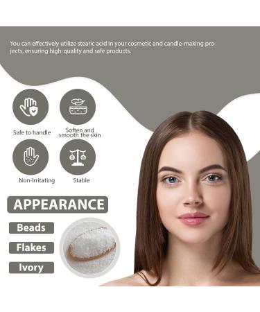 ETC Cosmetic s STARIC ACID - 100 GR - Used in a variety of products like lotion bars creams balms ointments sticks and candles - Buy Online on GoSupps.com