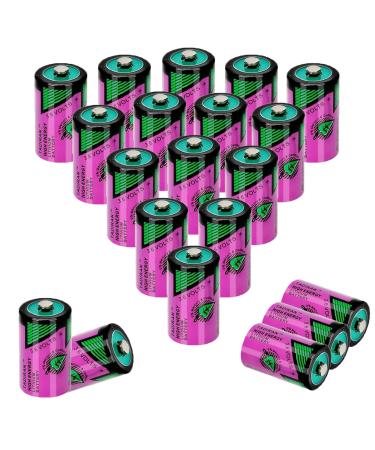 20 Pack TL-5902 Battery 1200mAh 3.6V for Tadiran TL-5902 Battery Replacement for ER14250 SL-350TL-5902/S TL-2150/S