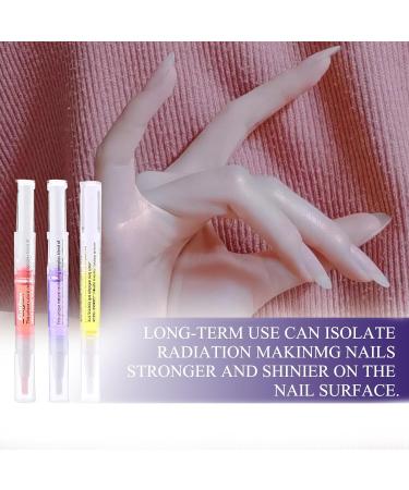 LINXINS 3PCS Cuticle Oil Pen for Nails Nail Oil Pen with Natural Ingredients Revitalize Pen Cuticle Revitalizer Oil Pen with Soft Brush for Nail Care Prevent Nail Cracking and Dry - Buy Online on GoSupps.com