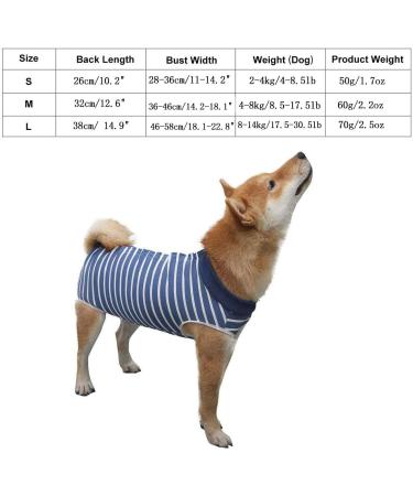 TOPAUP Dog Recovery Suit - Size L Blue | Post Surgery Bodysuit for Neutering & Wound Protection - Buy Online on GoSupps.com