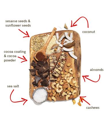 Buy Caveman Foods Dark Chocolate Coconut Almond Nutrition Bars - 12 Pack (1.41 oz Each) | Healthy Snack Options - Buy Online on GoSupps.com