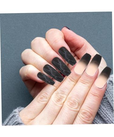 Healeved 5 Sets Halloween Fake Nails Coffin Fake Nails Women Fake Nails Manicure Nails Fake Nails French Nail Decorations for Nail Art Press on Nails for Women DIY Manicure Supply Abs - Buy Online on GoSupps.com
