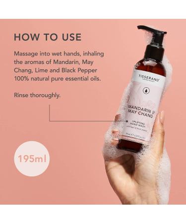 Tisserand Aromatherapy Mandarin & May Chang Uplifting Hand Wash - Buy Online on GoSupps.com