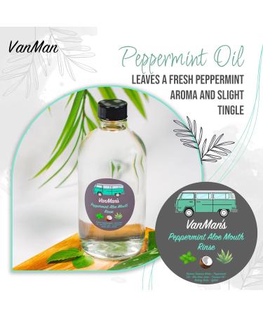 Vanman's Oral Care Kit: 2oz Tooth Powder + 8oz Aloe Mint Mouthwash for Gum Health & Teeth Whitening - Coconut Charcoal & Egg Shell Powder for Healthier Teeth - Buy Online on GoSupps.com