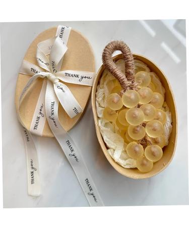 Rwigeboo Grape Soap Exquisite Vivid Soap on a Rope Fragrant Home Decor for Hand Washing Air Freshening or Decoration Yellow - Buy Online on GoSupps.com