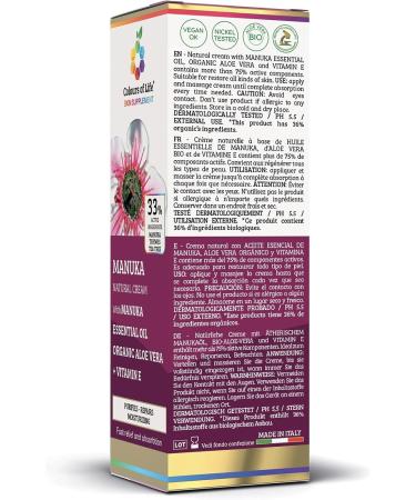 Optima Colors Of Life Manuka Cream 33% - Buy Online on GoSupps.com