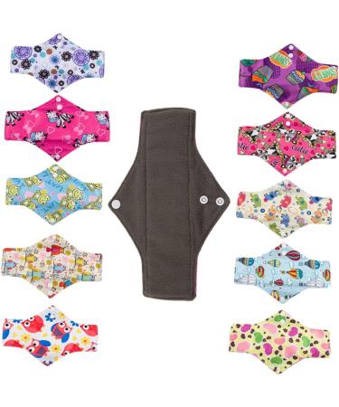Reusable Menstrual Pads 5pcs - Mama Cloth Pads | Reusable Panty Liners | Breathable Cloth Period Pads - Buy Online on GoSupps.com