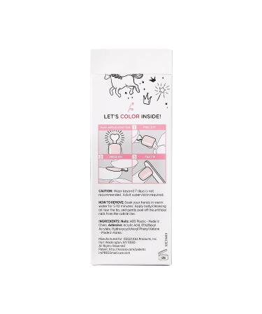 KISS imPRESS Mini Press-On Nails for Kids - 'French Pop' Manicure Set (20 Fake Nails + Nail File) - Buy Online on GoSupps.com