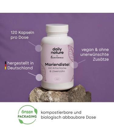 Buy Dailynature Milk Thistle Extract (80% Silymarin) - Vegan Gluten-Free 120 Capsules | International Shipping Available - Buy Online on GoSupps.com