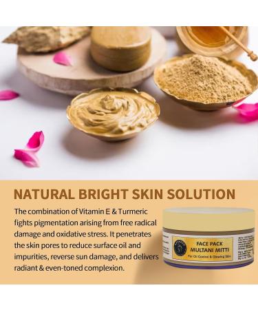 Indian Healing Clay Face Pack | Skin Firming | Natural Skin care Tightens Skin for Healthier Complexion -250 Grams - Buy Online on GoSupps.com