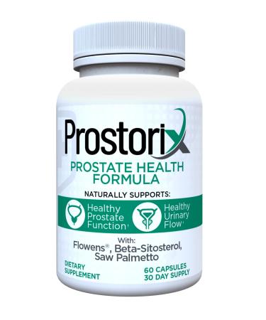 Prostorix  Prostate Supplement for Men- Natural Prostate Support Helps Reduce Frequent Urination & Promote Overall Prostate Health  Saw Palmetto Beta-Sitosterol Flowens Cranberry Powder & More