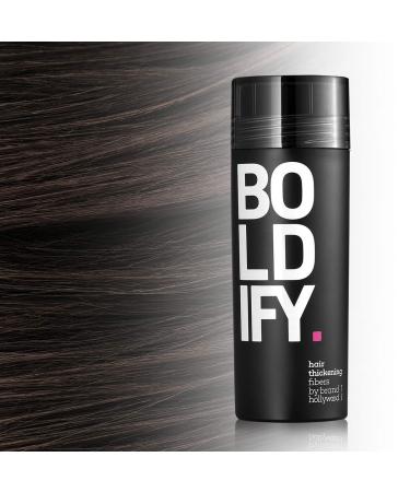 BOLDIFY Hair Fibers for Thinning Hair (DARK BROWN) - Natural Hair Powder for Instantly Concealing Hair Loss - Hair Thickener for Women & Men - 28g Bottle - Buy Online on GoSupps.com