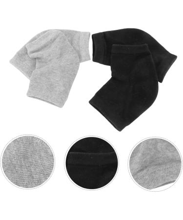 minkissy 2 Pairs Gel Heel Socks Spa Heel Socks Cracked Heel Socks Essential Oils Socks Foot Spa Socks Moisturizing Socks Ankle Anti-Crack Socks Men and Women Cotton Soothing Open Toe Socks - Buy Online on GoSupps.com