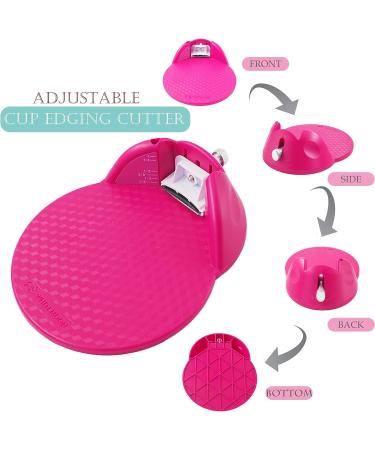 WHITEMOON Cup Edging Tool  Tumbler Fabric Cutter for DIY Craft  Tumbler Edge Trimmer Cutting Tool (Hotpink) - Buy Online on GoSupps.com