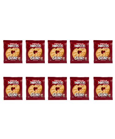 Jamme Dodgerrz Giant Biscuit - Filled With a Delicious Raspberry Centre And With its Giant Size There Is More For You To Enjoy - 10pk x 50g - Buy Online on GoSupps.com