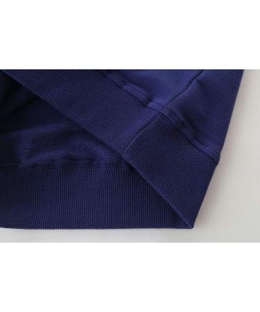 Girls Cotton Sweatshirt | Casual Long Sleeve Top for Kids | Toddler Jumper Age 1-12 | Blue | 11-12 Years - Buy Online on GoSupps.com