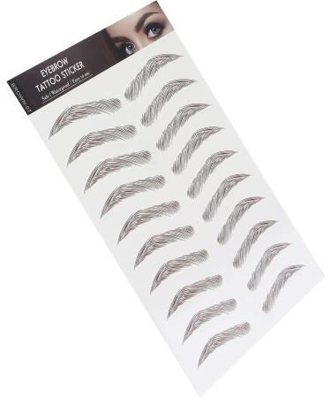 Autocollant de tatouage de sourcil imperm able professionnel transfert imperm able maquillage sourcil autocollant de sourcil imperm able pour les femmes (MARRON-07) - Buy Online on GoSupps.com