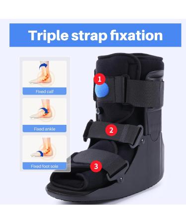 Inflatable Walking Boot | Air Cam Walker for Sprained Ankle & Broken Foot | Orthopaedic Brace - Medium - Buy Online on GoSupps.com