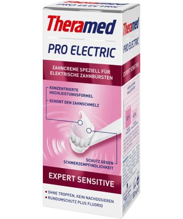 Theramed Pro Expert Sensitive Electric Toothpaste, Pack of 3 (3 x 1.69 fl.oz)