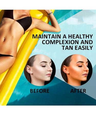 Face Tanning Drops Bronzing Drops - Self Tanning Drops for Face Instant Tan Fake Tan Streak-Free Self Tanning Drops with Aloe Vera & Plant Extracts - Face Tan Drops Liquid Facial Bronzing Solution - Buy Online on GoSupps.com