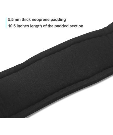 HyvaWo Ankle Strap Neoprene Padded Fitness Wrist Cuff 2 Pack - High Strength Gym Pulley Strap for Cable Machines - Buy Online on GoSupps.com
