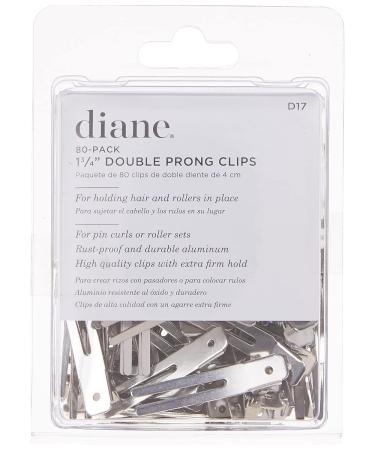 Diane Double Prong Hair Clips 1.75 Silver D17 - Pack of 80 for Women & Girls - Buy Online on GoSupps.com