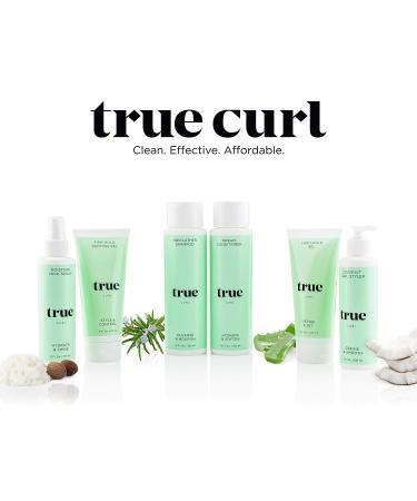 True Curl Light Hold Defining Hair Gel - Vegan & Cruelty-Free | For Frizz-Free Wavy & Curly Hair - Silicone, Sulfate, and Paraben-Free - 6 Fl Oz - Buy Online on GoSupps.com