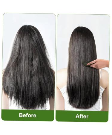 Frcolor 4 Portable Jade Gua Sha Comb | Handmade Beauty Tool for Hairdresser & Massage | Natural Jade Hair Comb for Women - Buy Online on GoSupps.com
