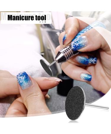 Set of 102 Stainless Steel 25mm Sanding Paper Discs - 80 Grit | Nail Drill Bits Replacement Pads for Electric Foot Rasp Files - Buy Online on GoSupps.com