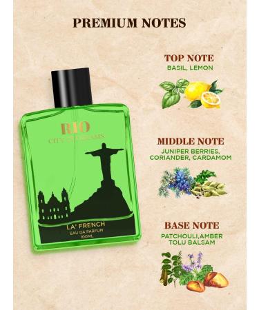 Rio Eau de Parfum - 100ml Unisex Perfume for Men and Women | Intense Long Lasting Perfume | Fresh Spicy Aqua Notes | Premium Fragrance Scent EDP | Best Gift Perfume for Man and Woman - Buy Online on GoSupps.com