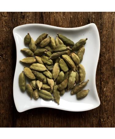 Whole Green Cardamom - Aromatic Pods - Refined Spice for Cooking Desserts & Drinks - 25g - Buy Online on GoSupps.com