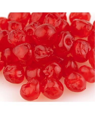 Candied Red Cherries - 1lb Tub | Sweet and Delicious Fruit Treat - Buy Online on GoSupps.com