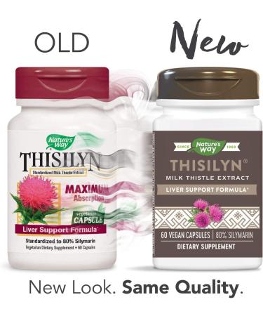 Nature's Way Thisilyn Milk Thistle Extract - Standardized Herbal Supplement for Liver Health - Buy Online on GoSupps.com