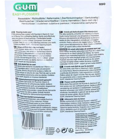 Gum Easy-Flossers Dental Sticks - Effective Oral Care for Healthy Smiles | International Shipping Available - Buy Online on GoSupps.com