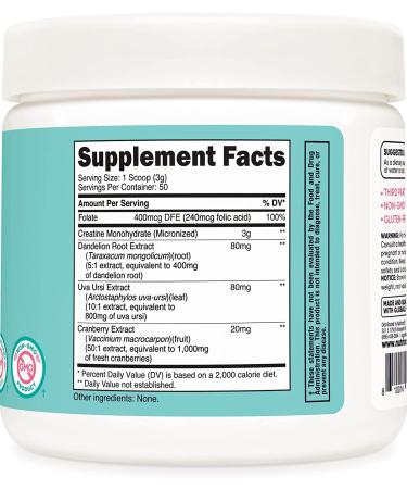 Nutricost Creatine Monohydrate Powder for Women - Micronized, Unflavored, 50 Servings | Vegetarian, Non-GMO, Gluten Free - Buy Online on GoSupps.com