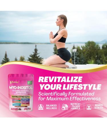 Myo-Inositol & D-Chiro Inositol Gummies with Berberine Vitamins D3+K2 B12 Folate Zinc Magnesium Ashwagandha Chasteberry Bioperine DIM - 16 in 1 Supplement - Mixed Berry Flavor - 90 Gummies - Buy Online on GoSupps.com