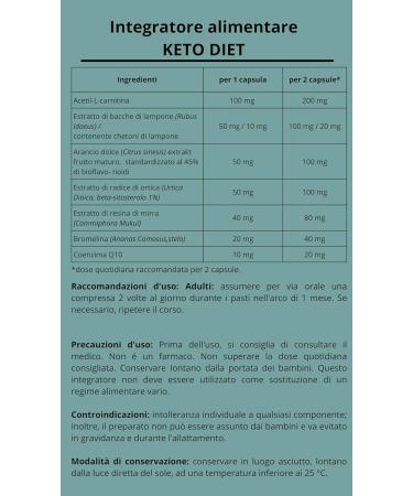 Buy KETO DIET - Naturally Fast Metabolism Formula with Q10 Coenzyme | 20 Capsules | International Shipping Available - Buy Online on GoSupps.com