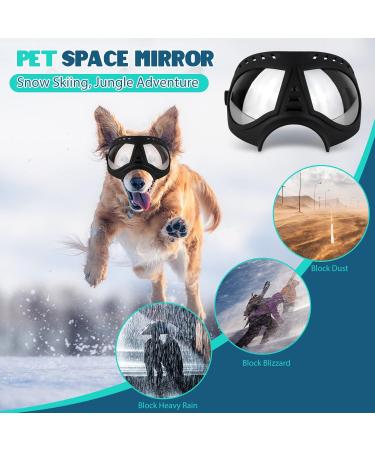 Petcute Dog Glasses | UV Protection Sunglasses for Large & Medium Dogs | Adjustable Elastic Strap for Outdoor Use - Buy Online on GoSupps.com