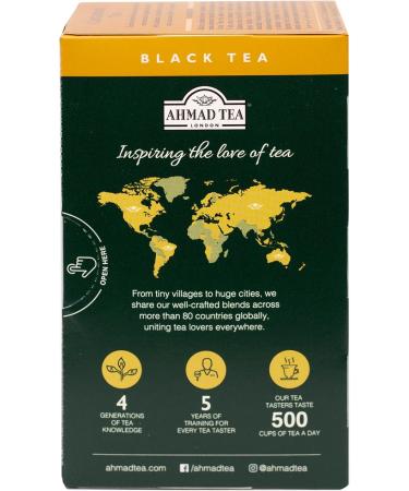 Ahmad Tea Cardamom Tea | Black Tea - 20 Teabag Sachets (Lot de 2) - Buy Online on GoSupps.com
