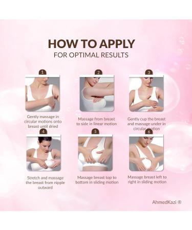 Breast Growth Enhancer Cream - Lift Firm & Tighten Breasts for All Skin Types | 50ml - Buy Online on GoSupps.com