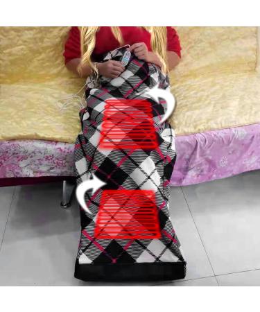 Buy Intelligent Electric Blanket - 3 Levels USB Heating Soft Plush Lightweight for Elderly - Ideal Sofa Comfort - Buy Online on GoSupps.com