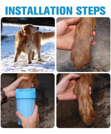 CHOOSEEN Large Dog Paw Cleaner - 2 in 1 Grooming Supplies for Paw Washing (No.D941034) - Buy Online on GoSupps.com
