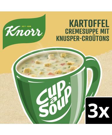 Buy KNORR Cup A Soup Potato Cream Soup - 48g (12 Pack) | No Additives or Dyes | Fast & Delicious International Shipping - Buy Online on GoSupps.com