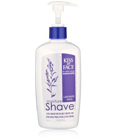 Kiss My Face Vitamin Enriched Moisture Shave with Essential Oils Lavender & Shea - 11 oz