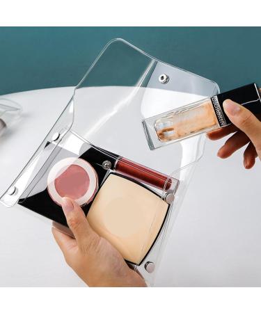 Sac Transparent 3pcs PVC Voir Travers Le Sac avec Fermeture enclench e Sac de Maquillage Transparent Petit Organisateur de Toilettes de Voyage Sac cosm tique tanche pour Salle de Bain de voyag - Buy Online on GoSupps.com