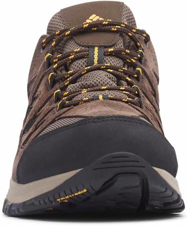 Columbia Men's Crestwood Waterproof Hiking Shoe 10.5 - Mud/Squash - Buy Online on GoSupps.com