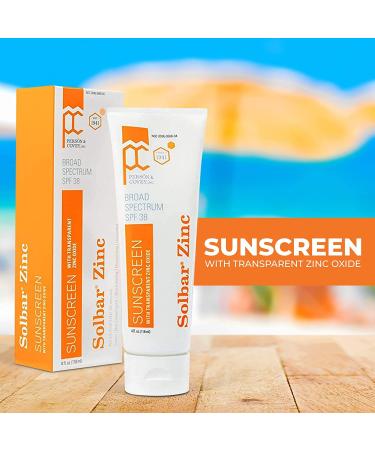 Solbar Zinc Sun Protection Cream SPF 38 4 oz - Pack of 4 | Broad Spectrum UVA/UVB Protection - Buy Online on GoSupps.com