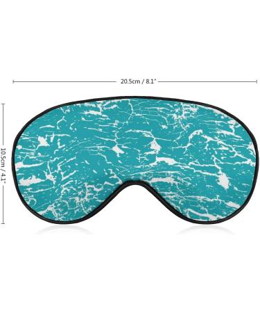 Buy White and Blue Water Swirl Sleep Mask for Women - Adjustable Eye Shades with Elastic Strap - Comfortable Sleep Mask - Shop Internationally - Buy Online on GoSupps.com
