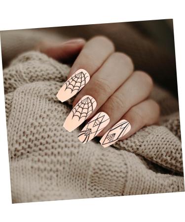 4 Sets Halloween Fake Nails Nail Decor Nails for Women Female Fake Nail Women Fake Nails Halloween Press on Nails False Nail for Women Fake Nails Tips Manicure Supply Abs Healvian - Buy Online on GoSupps.com